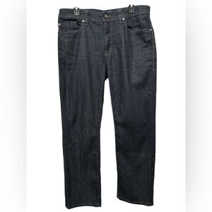 Fidelity Jimmy Slim Straight Jeans In Revolution Size 33 Dark Wash Denim